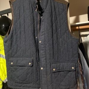 Pronto Uomo Dark Gray Quilted Vest
